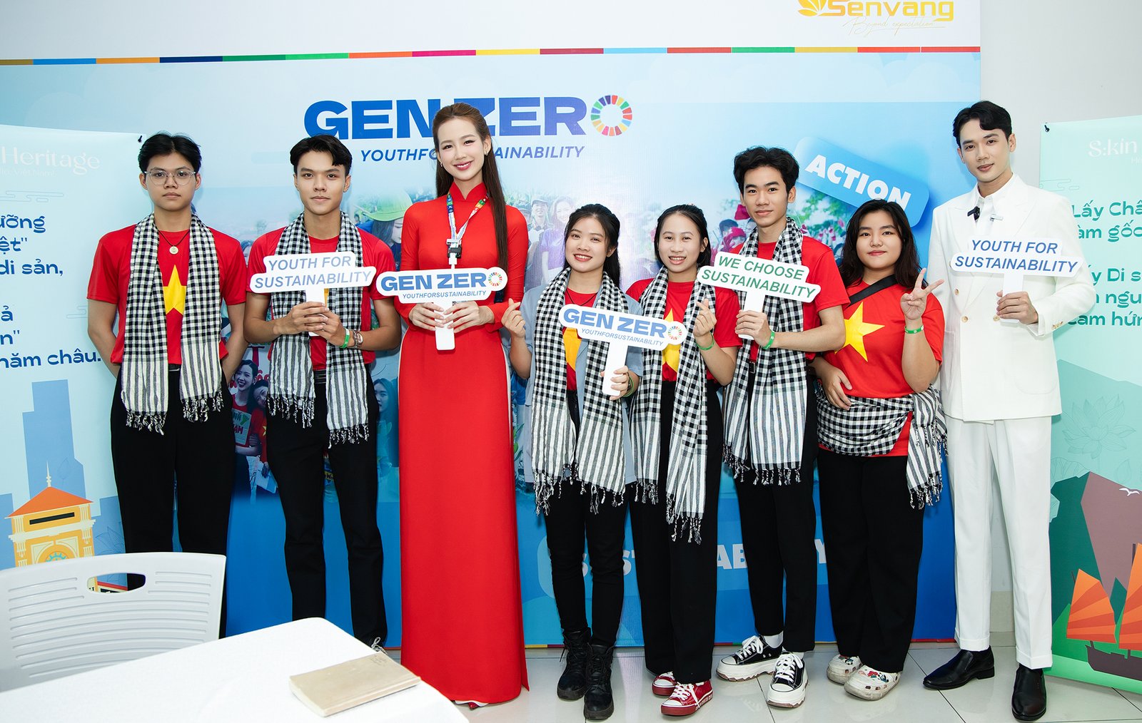 Hoa hậu Bảo Ngọc và 'Gen Zero' tại 'Diễn đàn Sinh viên Hành động về Khí hậu 2024